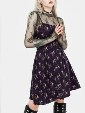 Disturbia Petra Button Up Cami Mini Dress US 14